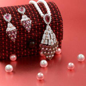Red Necklace Set